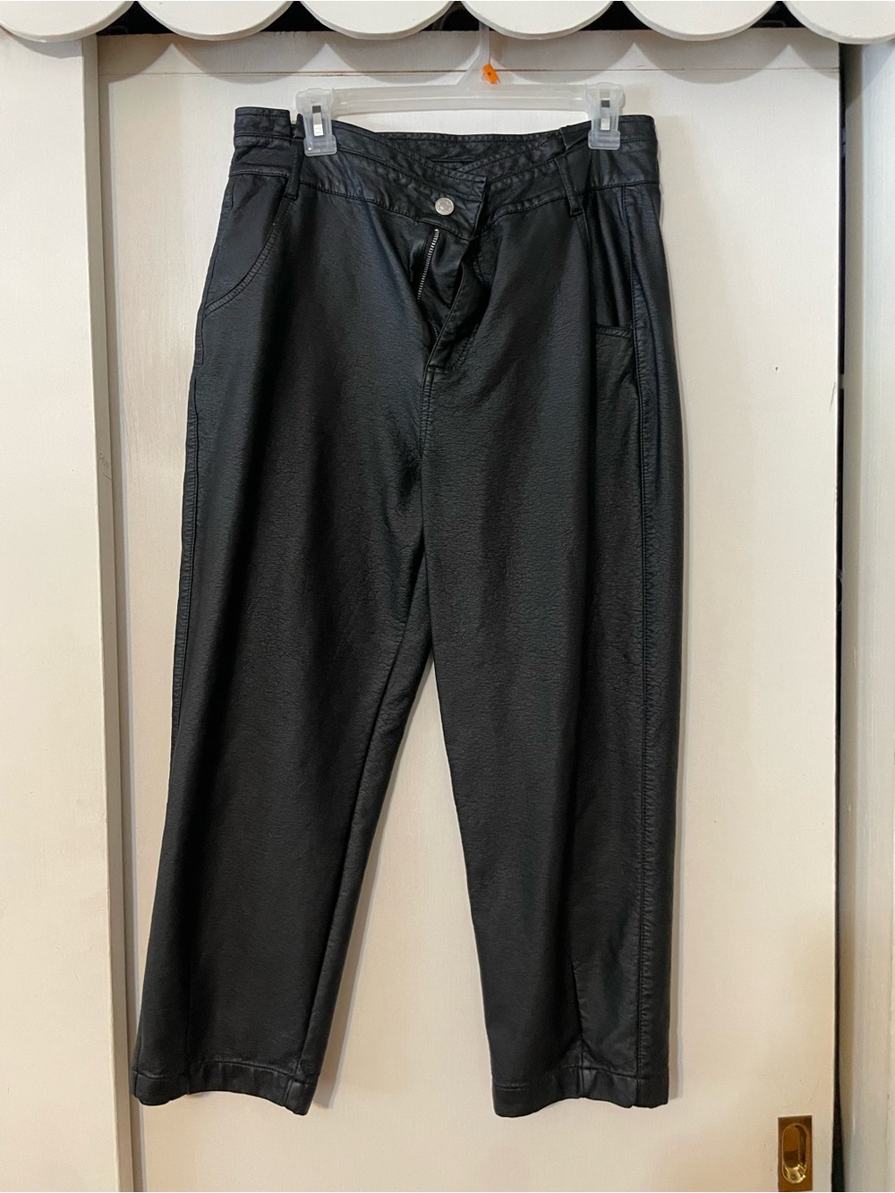 Forever 21 Black Faux Leather Pants